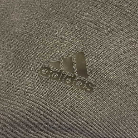 Adidas Hoodie Sweatshirt Gray - Picture 9 of 10